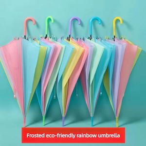 Parapluie Transparent POE à 8 Baleines avec Poignée à Crochet, Personnalisable avec Logo, Vente en Gros à Bas Prix, Idéal pour la Saison Pluvieuse et Cadeau de Détail - Product Image 4