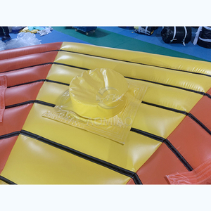ODM Inflatable cầu chì quét khóa học meltdown cuối cùng người đàn ông đứng trò chơi Bouncer WIPEOUT Trampoline công viên phiêu lưu thể thao công viên PVC - Product Image 4