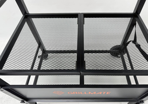 Carrello <span class=keywords><strong>per</strong></span> Barbecue AJUNION in Acciaio Inox con Piano di Lavoro, Tavolo da Cucina Mobile con Ruote <span class=keywords><strong>per</strong></span> Preparazione Cibo e Pranzo all'Aperto - Product Image 3