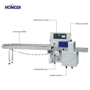 Semi-Automatic High Speed Horizontal Food Packaging Machine for Chocolate and Bread Bags with 2-Year Warranty - Product Image 3