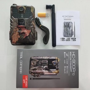 กล้องบันทึกเส้นทางสัตว์ป่า Wi-Fi 4G LTE เซ็นเซอร์36MP 5K 1080P กันน้ำใช้พลังงานแสงอาทิตย์ใช้งานได้นานหลายชั่วโมงทำการ์ด SD ขนาดเล็กการล่าสัตว์ - Product Image 2