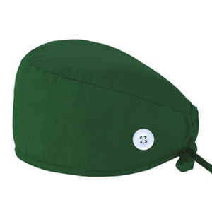Chapeau chirurgical à boucle réglable, couleur unie, chapeau d'infirmière, chapeau <span class=keywords><strong>de</strong></span> travail pour <span class=keywords><strong>chirurgien</strong></span> dentaire, unisexe, polyester/coton, quatre saisons - Product Image 6
