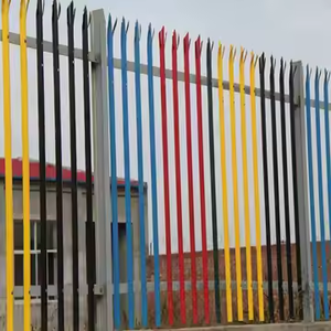 Precio bajo barato de <span class=keywords><strong>segunda</strong></span> <span class=keywords><strong>mano</strong></span> galvanizado de seguridad de acero de seguridad residencial Precio de cerca de empalizada - Product Image 6