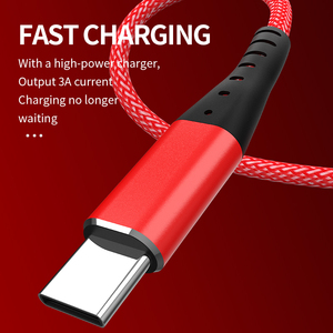 Appacs Nhà Máy Trực Tiếp 5V 3A Lưới Đánh Cá Điện Thoại Di Động Sạc Cáp Dài Đuôi Bảo Vệ Đầu 1M - Product Image 3