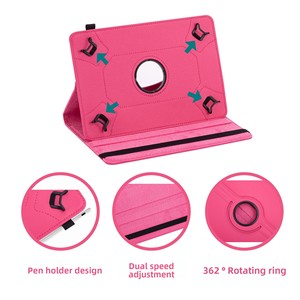 Étui rotatif pour <span class=keywords><strong>iPad</strong></span> 7 8 <span class=keywords><strong>9</strong></span> <span class=keywords><strong>10</strong></span> <span class=keywords><strong>pouces</strong></span>, rotation à 360 degrés, léger, texture lychee, cuir PU, housse universelle pour tablette - Product Image 2