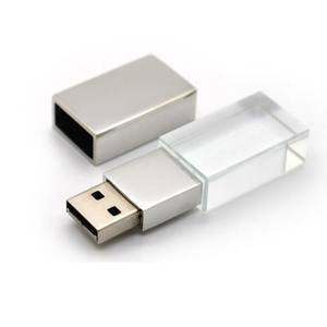 Custom Logo 1GB/2GB/16GB/32GB Rose Gold Glass USB Flash Drive 2.0 8GB Silver USB <strong>Memory</strong> <strong>Stick</strong> High Quality <strong>Crystal</strong> Pen USB 3.0 - Product Image 2