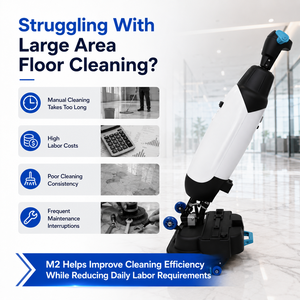 เครื่องขัดพื้นแบบไร้สาย M2 I-Mop Alternative สำหรับใช้งานเชิงพาณิชย์ แบตเตอรี่ 36V ชาร์จไฟได้ ผลิตจากโรงงานโดยตรง - Product Image 4
