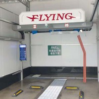 Machine de lavage de voitures électrique de haute qualité, entièrement automatique, à rotation 360°, en acier inoxydable, avec sécheur d'air, équipement de station de lavage de voitures