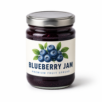 Op maat gemaakte logo-etiketten, kiss-cut vinyl, fruitjam-fles stickers, waterdicht, duurzaam, privélabels voor bedrijfslogo's