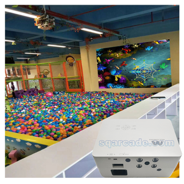 Popular Children AR Interactive 60 Game Wall Augmented Reality Projector 3D Interactive Ball Game Projector All-in-one Machine