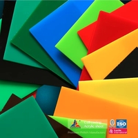 Feuilles acryliques en verre PMMA colorées pour armoires de cuisine traitement de coupe personnalisé feuille acrylique disponible