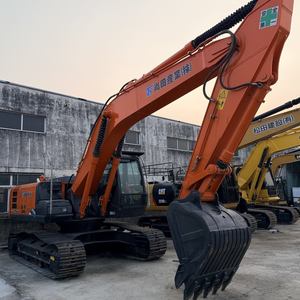 Excavatrice sur chenilles hydraulique Hitachi ZX240 d'origine japonaise de 24 tonnes, modèle 2022, occasion, avec moteur, pompe, boîte de vitesses et groupe motopropulseur. - Product Image 3