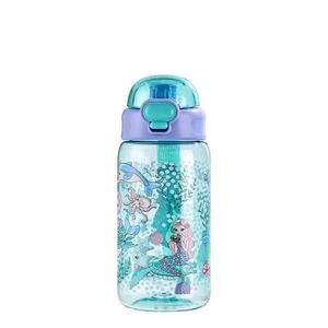 Nueva Botella de Tritán de 550 ml con Tapa Abatible y Diseño Antiderrames, con Pajita Integrada, para Gimnasio y Camping al Aire Libre, 2025 - Product Image 2