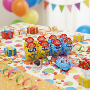 Suministro Directo de Fábrica OEM Halal, Dulce Divertido de Marca Personalizada, Juguete de <span class=keywords><strong>Chocolate</strong></span> con Forma de Huevo, Caramelo de Dibujos Animados para Niños de 12 Meses - Product Image 6