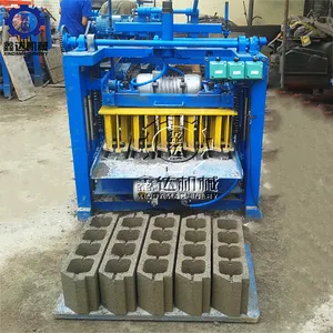 Automatique hydraulique petite brique faisant la machine Interlock Hallow pavage blocs de ciment machines de moulage à vendre Philippines