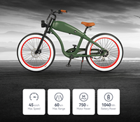 Gran oferta, bicicleta eléctrica de neumáticos gruesos, Motor de cubo de transmisión trasera, bicicleta eléctrica de ciudad con suspensión completa, bicicleta eléctrica de velocidad, Bicicleta Motorizada rápida