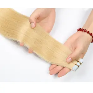Good Quality European 22 inch human hair extensions straight double drawn free sample tape in Vietnamese hair extensions