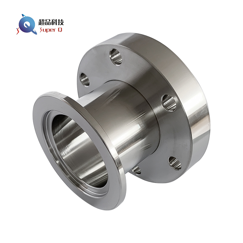 Санитарный Kf40 гибкий вакуумной фланец из нержавеющей стали быстрый зажим трубы алюминиевая вакуумная зажим 4 способ кресты локоть зажимы