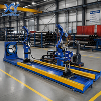 Station de soudage robotisée industrielle entièrement automatique, station de soudage à bras robotique pour le soudage de tuyaux en acier