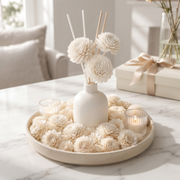 Diffuseurs de fleurs Solora, diffuseur de fleurs préservées, diffuseur de fleurs parfumées, bâtonnets diffuseurs personnalisés avec fleurs