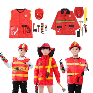 Juego <span class=keywords><strong>de</strong></span> rol Día <span class=keywords><strong>DE</strong></span> LA CARRERA Niños Ocupación Rendimiento Niños Niñas Bombero Vestir Fuego Traje <span class=keywords><strong>de</strong></span> jefe <span class=keywords><strong>de</strong></span> simulación Traje <span class=keywords><strong>de</strong></span> bombero - Product Image 1