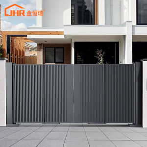 Puerta <span class=keywords><strong>de</strong></span> Entrada Automática <span class=keywords><strong>de</strong></span> Aluminio, Puertas Plegables Modernas <span class=keywords><strong>para</strong></span> Seguridad en Villas, Diseños <span class=keywords><strong>de</strong></span> Puertas Principales Eléctricas Plegables <span class=keywords><strong>de</strong></span> <span class=keywords><strong>Metal</strong></span> <span class=keywords><strong>para</strong></span> Exteriores - Product Image 2