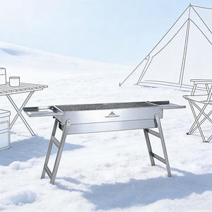 เตาปิ้งย่างแบบ<span class=keywords><strong>พับ</strong></span><span class=keywords><strong>ได้</strong></span> INBESTCAMP ทำจากเหล็กกล้าไร้สนิม - Product Image 1