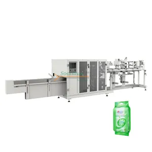 Automatic Wet Tissue Wet Wipes Napkin Packing Machine Wet Towel Machine