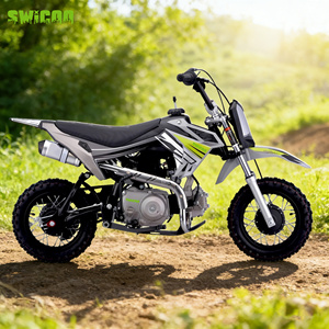 SWICOO Moto tout-terrain haute performance <span class=keywords><strong>70cc</strong></span> 4 temps avec frein à tambour pour enfants, mini <span class=keywords><strong>motocross</strong></span>, pit bike - Product Image 3