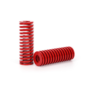Ressort de compression rectangulaire haute précision 20*10mm à charge moyenne TT-1 en acier allié silicium-chrome thermolaqué rouge pour - Product Image 4