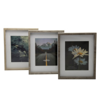 Marco de Fotos Personalizado de MDF con Vidrio, Tableros de Montaje para Fotos de 2x6, 4x6, 5x7, Marco para Cuadros