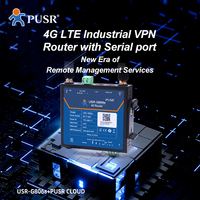 Routeur cellulaire industriel USR-G806s-EAU intégrant 4G LTE, WiFi et VPN avec modem série RS485