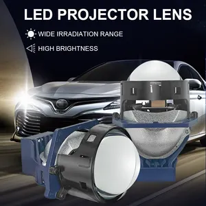 3,0 дюймов, светодиодные линзы для проектора, Автомобильные светодиодные фонари, система освещения автомобиля, супер яркие 6000k