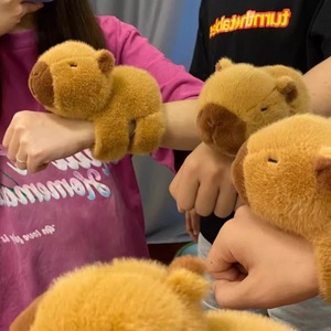 น่ารักนุ่ม <span class=keywords><strong>capivara</strong></span> ของเล่นวงกลมป๊อปกำไลข้อมือตุ๊กตา capybara flapping วงกลม Capybara - Product Image 5