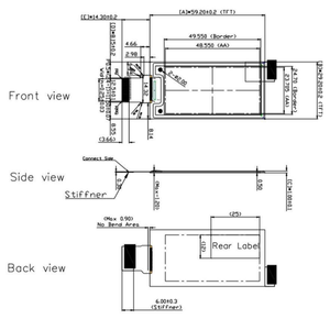GL Factory 2,13 Zoll 250x122 Auflösung Schnelle Bildwiederholrate E-Ink Display Modul 30x60x2mm für Regaletiketten Digitales E-Paper 24Pin SPI - Product Image 5