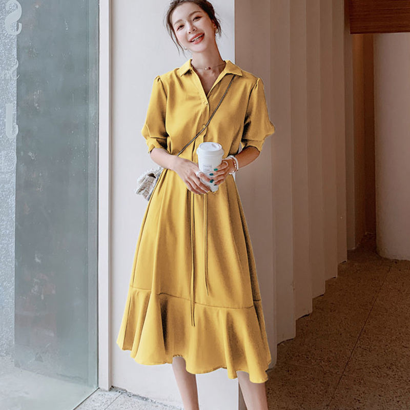 Nieuwe Mode Veter Riem Taille Jurken Voor Vrouwen Zomer Franse