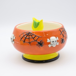 Tùy chỉnh thiết kế barware gốm Halloween kỳ nghỉ nổi <span class=keywords><strong>skull</strong></span> chia sẻ Bát trang trí xã sứ Tiki núi lửa bát - Product Image 2