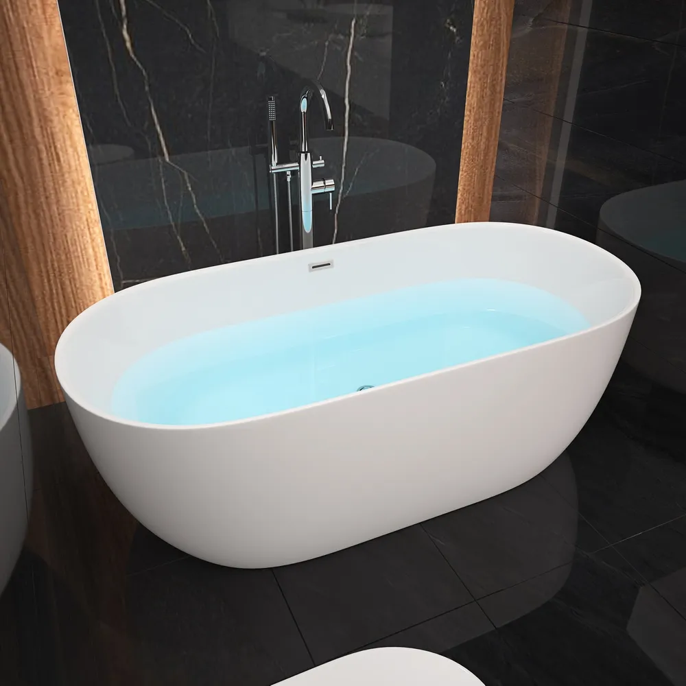 Modernes, einfaches Design, Hotel badewanne, bestes Acryl-Glasfaser bad