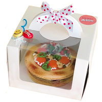 Offre Spéciale 4 pouces/6 pouces/8 pouces boîte d'emballage de cuisson boîte de Mousse Portable Dessert gâteau boîte boîte d'emballage de gâteau au fromage