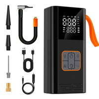 Nouvelle pompe à air portable pour voiture, compresseur sans fil rechargeable de 22 mm, avec affichage numérique de la pression et arrêt automatique.