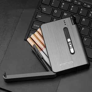 Bomba automática de humo con encendedor desechable, caja portátil para cigarrillos - Product Image 2