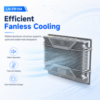Computadora de Panel Industrial de 10.4 Pulgadas sin Ventilador, CPU I5-4200U/I7-4500U/I3-5100U, SSD M.2, SSD de 2.5 Pulgadas Opcional, Sistema HMI