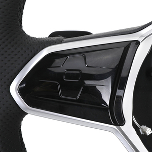 Volant en cuir semi-perforé R <span class=keywords><strong>Line</strong></span> Golf 8 pour VW Volkswagen Golf 8 MK8 8R R Gti Gtd Jetta <span class=keywords><strong>Tiguan</strong></span> Polo Passat CC B7 B8 - Product Image 5