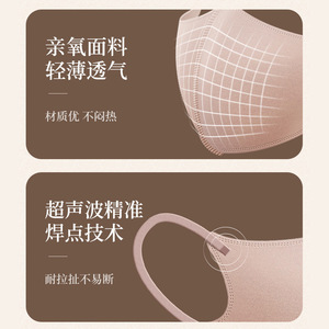 Ice Silk Cooling Disposable Face Mask Rose Pink Mustard Green 2mm Women Summer Use - Product Image 1