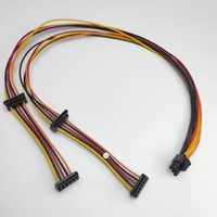 Cable de Alimentación de Interfaz SATA de 5 Pines a 4 Puertos para Dell OptiPlex 9020 7020MT T1700, Unidad Óptica CD-Rom, Disco Duro HDD SSD, 50 cm