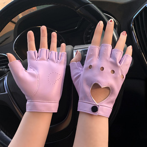 Venta al por mayor de guantes de baile en Barra de medio dedo para mujer con logotipo personalizado-fabricados en fábrica y personalizados - Product Image 3