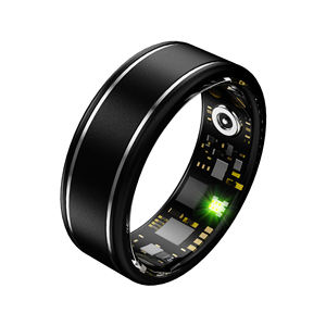 แหวนสมาร์ทสแตนเลส R09 ติดตามการออกกำลังกายและการนอนหลับ ควบคุมผ่านแอป รองรับโหมดกีฬาหลากหลาย ระดับกันน้ำ IP68 วัดอัตราการเต้นของหัวใจและออกซิเจนในเลือด - Product Image 4