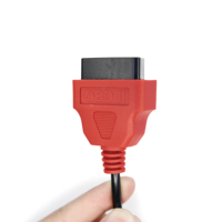 Cable Adaptador de Diagnóstico OBDII Tesla de 26 Pines a Doble OBD2 de 16 Pines J1962, Rojo y Negro, para Modelos S, X, 3 y Y