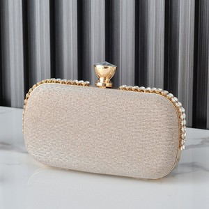 Ensemble de sacs de soirée à la mode pour femmes, pochette de soirée à paillettes de couleur Pure - Product Image 6