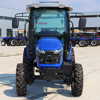 Livraison Gratuite – Tracteurs Agricoles 4x4 Économes en Énergie 50cv 55cv 60cv avec Remorque, Cultivateur Rotatif et Semoir
